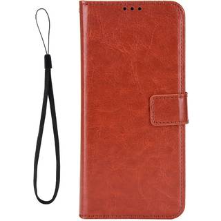 Motorola Moto G15 / G15 Power - EIDERWOOD Kunstlæder Flip Cover m. Strop - Brun