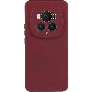 EIDERWOOD Honor Magic6 Pro 5G Plast Case – Beskyttende Cover med Fiberforing og Præcis Kameraudskæring - Vinrød