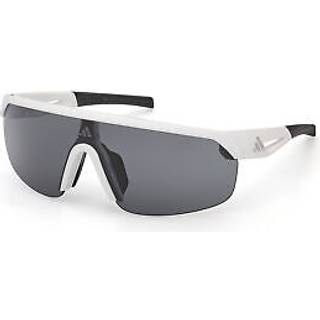 Adidas Sport Kvinde SP0109 21A Solbriller Injiceret Hvid Røg Maske Normal