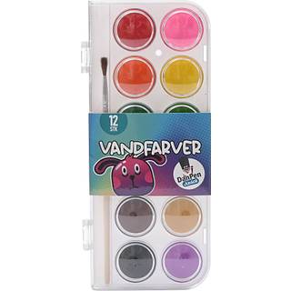 Danpen junior vandfarver 12-pak (På lager i butik)