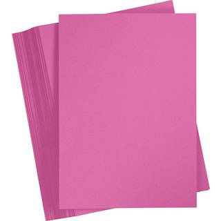 Pink A4 Karton 180 g - 100 ark til kreative projekter