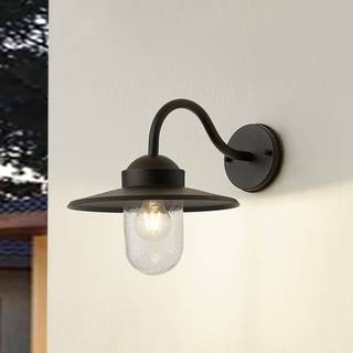 Udendørs væglampe Bilma Lindby, dæmpbar, Brun/rust, Aluminium, Moderne, Lanterne