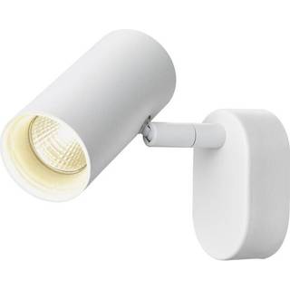 SLV LED-vægspot Noblo, 3.000 K, hvid, 13 cm, metal