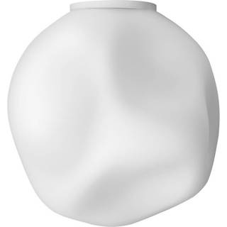 Foscarini Hoba Media loftlampe, Ø 25 cm, hvid, glas