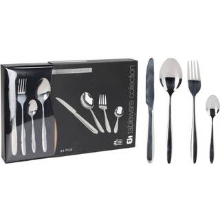 Bestiksæt 24 dele sølv