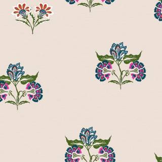 Joules Wallpaper Indienne Block Print 118574