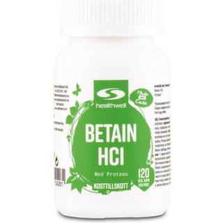 Betain HCL, 90 kapsler