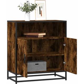 Skab 68X35X76 Cm Konstrueret Træ - Røget eg