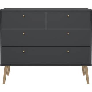 Bodo Kommode 2 + 2 skuffer - Matt Grey