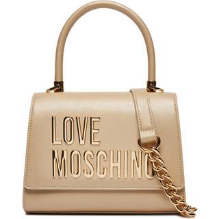 Love Moschino Bold Love Laminated Crossover taske guld