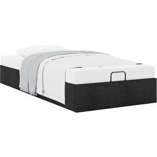osmannisk sengeramme uden madras 90x200 cm stof sort