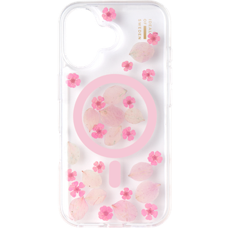 iPhone 16 iDeal Of Sweden Clear Case - MagSafe Kompatibel - Cherry Blossom
