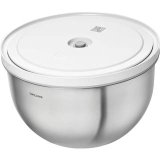 ZWILLING Fresh & Save BOWLS Vakuumskål L / 24 cm, Rustfrit stål, Sølv