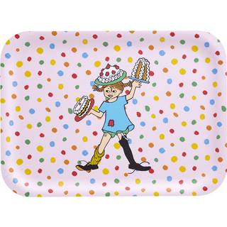Muurla Pippi's Birthday Bakke 20x27 Cm - Bakker Birk Krydsfiner Rosa - 2400-2720-10