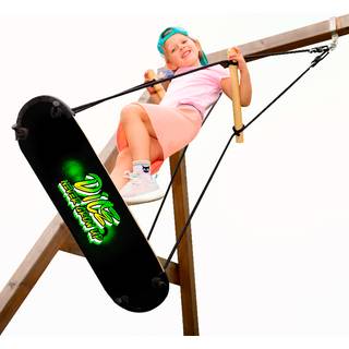 Skateboardgynge 81 x 20 cm (sort reb)