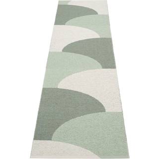 Pappelina Hill Tæppe 70x270 cm, army/mint/grå