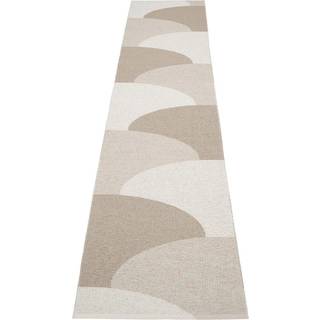 Pappelina Hill Tæppe 70x360 cm, dark linen/linen/fossil grey