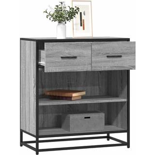 Skuffeskab 68X35X76 Cm Konstrueret Træ Etræsfarve - Grå sonoma-eg