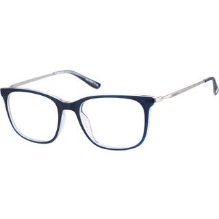Superdry SDO 2005 106 52 Briller Mænd Blue - Transparent Navy Blue On Clear - 52mm