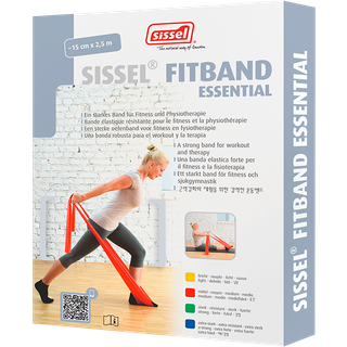 Sissel Fit Fitband (2,5 m) Let Rød (1 stk)