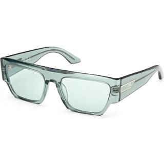 GCDS Unisex GD0064 93N Solbriller Acetat Grøn Grøn Geometrisk Normal