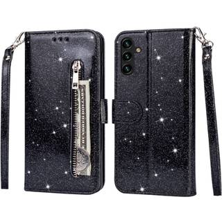 Samsung Galaxy S25 - EIDERWOOD - Glimmer Flip Cover m. Lynlåslomme & Ståfunktion - Sort