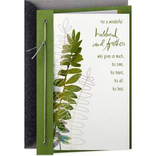 Hallmark fars dag-kort til mand (for en vidunderlig mand og far)
