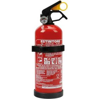 Ildslukker 1 kg ABC - Pulversukker Med Manometer - EN3