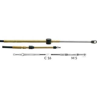 Regulatorkabel (gaswire / gearwire) Ultraflex C16, til Quicksilver-regulator til universal / standardmontering (M5), 6 fod (1.85 meter)