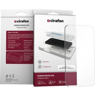Cirafon Recycled Ultra-wide (double Tempered) Skærmbeskytter Iphone 16 Plus