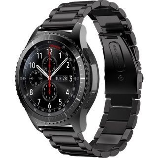 Samsung Galaxy Watch 3 45mm Sort Rem i Rustfrit Stål