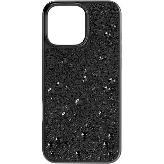 High Smartphone Schutzhülle, Verstreutes Design, iPhone® 16 Pro Max, Schwarz