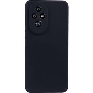 EIDERWOOD Honor 200 5G Plast Case – Beskyttende Cover med Fiberforing og Præcis Kameraudskæring - Sort