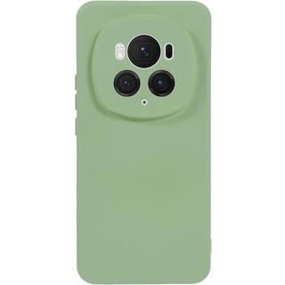 EIDERWOOD Honor Magic6 Pro 5G Case – Fleksibelt Plast Cover med Fiberforing og Præcis Kameraudskæring - Lysegrøn