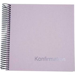 GOLDBUCH Fotoalbum Konfirmation SPIRAL 20X20CM  Rose -