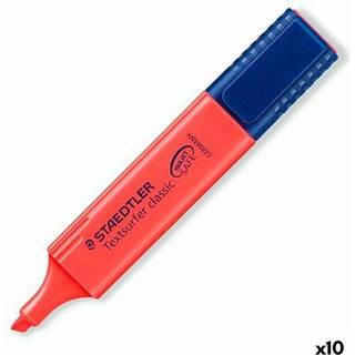 10 x Staedtler Textsurfer Classic highlightertusch rød