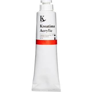 Kreatima Acrylic akrylfarve 120 ml – Cadmium Orange Hue PY 65 PO 5 PW 6 PY 65 PO 5 PW 6