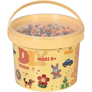 Hama Midi, perler, 10.000 stk., mix 58, 6 farver [Levering: 1-2 dage]