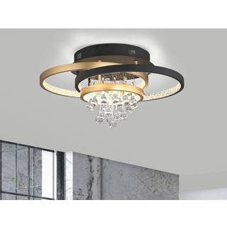 Paul Neuhaus LED-loftlampe Rotazo, glas, CCT, dæmpbar