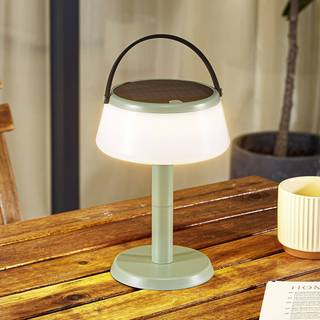 Lindby - Mikkel Portable Solcelle Bordlampe Dim. Grøn