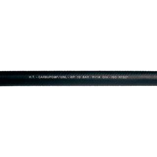 Olieslange / brændstofslange / sugeslange Hoses Technology CARBUPOMP/10NL, ISO R1307, gummi med forstærkning, 16 mm (5/8"), 3 meter, sort