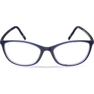 Silhouette SPX Illusion Fuld Kant 1617/75 4560 49 Briller Kvinder Blue - Opaque Navy Blue - 49mm