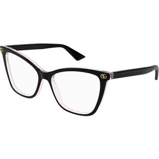 Gucci Kvinde Gucci GG1817O 003 Optiske stel Acetat Sort Transparent Cat Eye