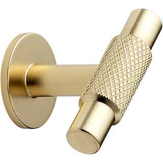MANOR T knop, zink, messing • Furnipart