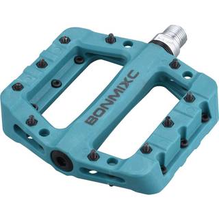 Bonmixc Bicycle Pedals Anti-Slip Large Platform BMX Pedals Nylon Mountain Bike Pedals 9/16 Inch tr?dbl?