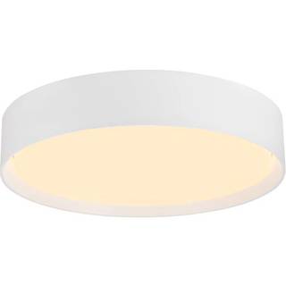 SLV LED-loftlampe Decona, Ø 30 cm, hvid, metal, CCT