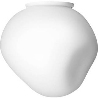 Foscarini loftlampe Hoba Piccola, Ø 12 cm, hvid, glas