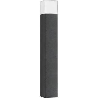 Linus vejlampe, grafit, højde 85 cm, aluminium, opalglas