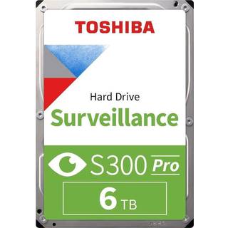 Toshiba S300 Pro Surveillance internal hard drive 6 TB 7200 RPM 512 MB 3.5" Serial ATA III