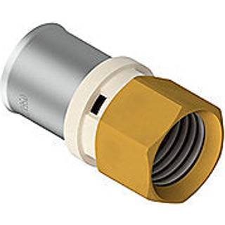 Futura overgang med muffe 20-1/2 Press - Eco Brass